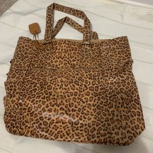 Neiman Marcus Cheetah Animal Print Purse Tote